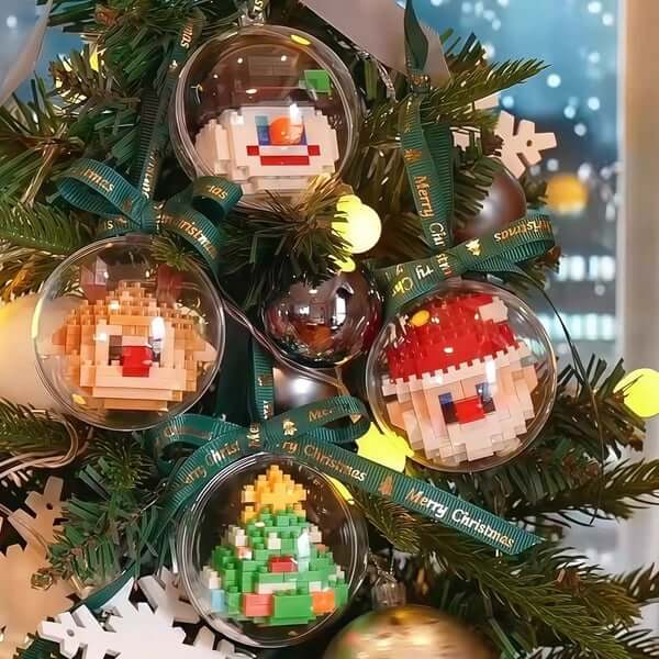 Santa Claus Building Blocks Set