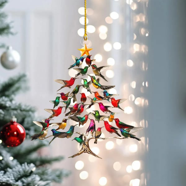 Hummingbird Christmas Ornament