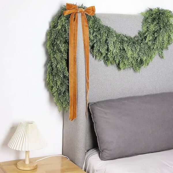 Artificial Cypress Leaf Christmas Garland (6 ft)