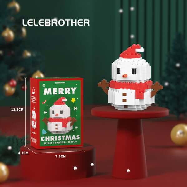 Santa Claus Building Blocks Set