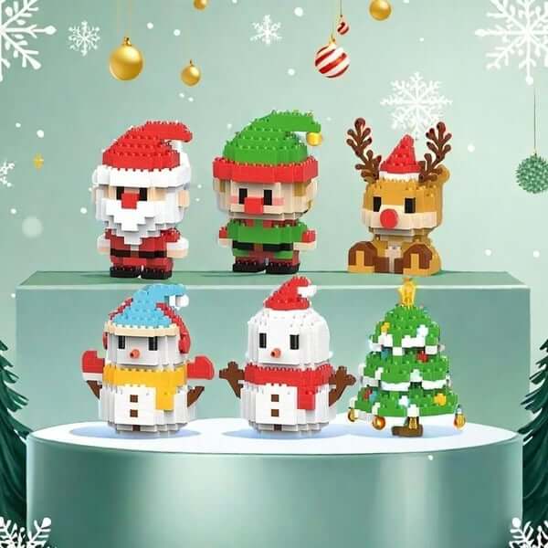 Santa Claus Building Blocks Set