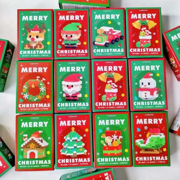 Santa Claus Building Blocks Set