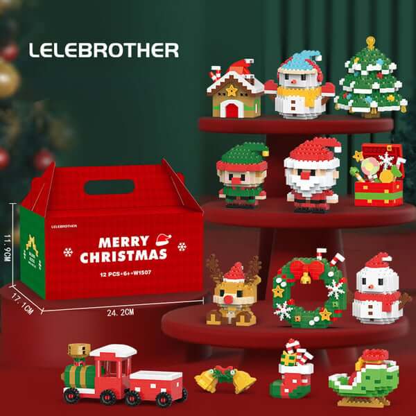 Santa Claus Building Blocks Set