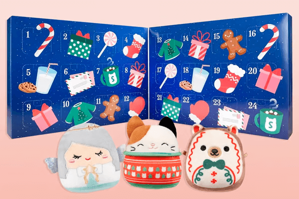 Squishmallows 24-Day Micromallows Holiday Plush Advent Calendar