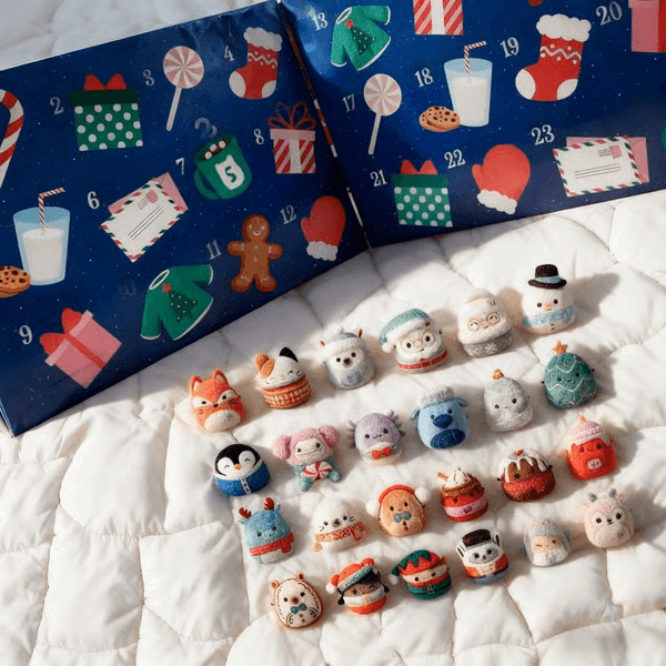 Squishmallows 24-Day Micromallows Holiday Plush Advent Calendar