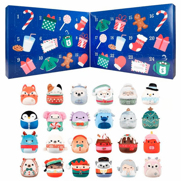 Squishmallows 24-Day Micromallows Holiday Plush Advent Calendar