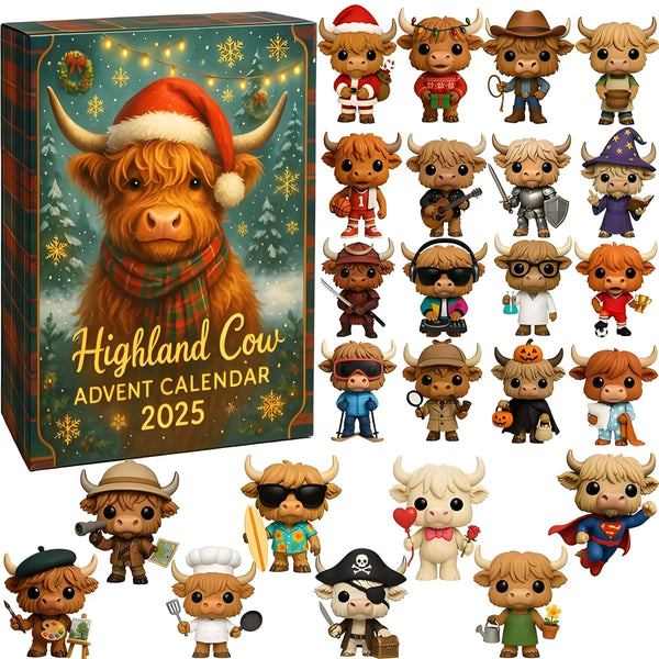 Highland Cow Advent Calendar