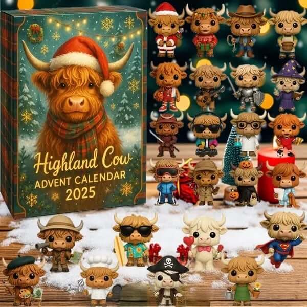 Highland Cow Advent Calendar